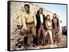 100 RIFLES, 1969 directed by TOM GRIES with Jim Brown, Burt Reynolds and Raquel Welch (photo)-null-Framed Stretched Canvas