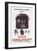 100 Rifles, 1969, Directed by Tom Gries-null-Framed Giclee Print