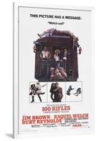 100 Rifles, 1969, Directed by Tom Gries-null-Framed Giclee Print