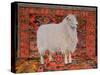100% Wool-Ditz-Stretched Canvas
