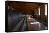 100 Year Old Bowling Alley in Marthas Vineyard Photo Poster-null-Framed Stretched Canvas