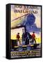 100 Years of the Railroad: the Centenary Pageant-null-Framed Stretched Canvas