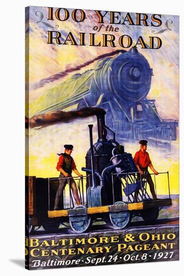 100 Years of the Railroad: the Centenary Pageant-null-Stretched Canvas