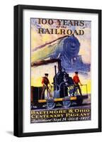 100 Years of the Railroad: the Centenary Pageant-null-Framed Giclee Print