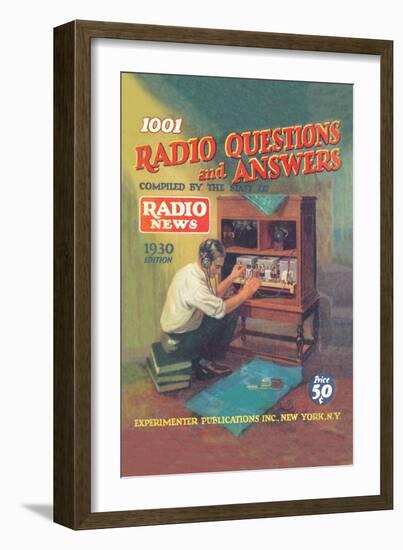 1001 Radio Questions and Answers-null-Framed Art Print