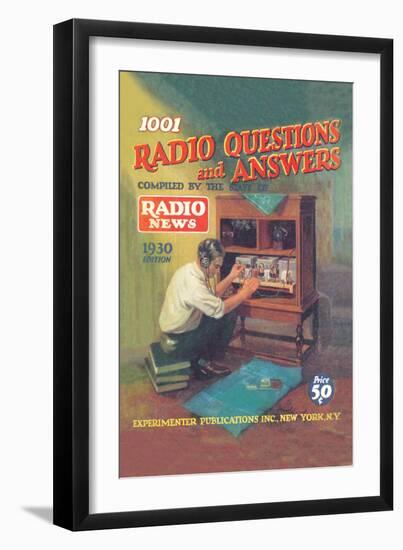1001 Radio Questions and Answers-null-Framed Art Print