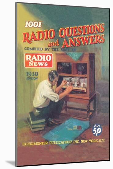 1001 Radio Questions and Answers-null-Mounted Art Print