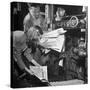 100th Anniversary Edition of Chicago Tribune Coming Out of Machine-George Skadding-Stretched Canvas