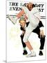 "100th Anniversary of Baseball" Saturday Evening Post Cover, July 8,1939-Norman Rockwell-Mounted Giclee Print