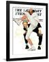 "100th Anniversary of Baseball" Saturday Evening Post Cover, July 8,1939-Norman Rockwell-Framed Premium Giclee Print