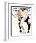 "100th Anniversary of Baseball" Saturday Evening Post Cover, July 8,1939-Norman Rockwell-Framed Premium Giclee Print