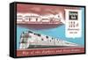 100th Anniversary of Burlington Train Route-null-Framed Stretched Canvas