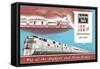 100th Anniversary of Burlington Train Route-null-Framed Stretched Canvas