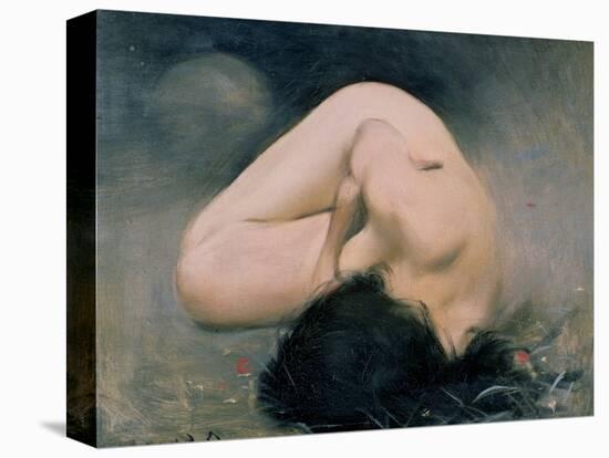 103-0079519/1 Nude Woman-Ramon Casas i Carbo-Stretched Canvas