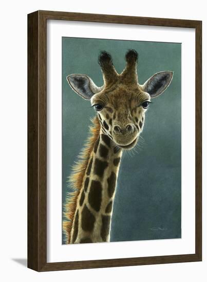 1031 Giraffe Beauty-Jeremy Paul-Framed Giclee Print