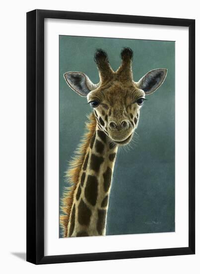 1031 Giraffe Beauty-Jeremy Paul-Framed Giclee Print