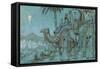 1087-Anton Pieck-Framed Stretched Canvas