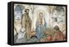 1089-Anton Pieck-Framed Stretched Canvas