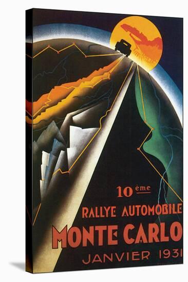 10eme Rallye Automobile Monte Carlo-null-Stretched Canvas