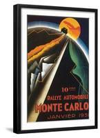 10eme Rallye Automobile Monte Carlo-null-Framed Art Print