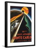 10eme Rallye Automobile Monte Carlo-null-Framed Art Print