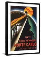 10eme Rallye Automobile Monte Carlo-null-Framed Art Print