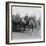 10th Hussars after Repulsing a Boer Attack, Colesberg, South Africa, 4th January 1900-Underwood & Underwood-Framed Giclee Print