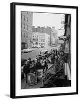 10th Street Artists Group, a Loose Confederation of Abstract Expressionist Artists-James Burke-Framed Premium Photographic Print