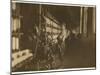 11 or 12 years old Saturday worker in the mule-spinning room at Jackson Mill, Fiskeville, RI-Lewis Wickes Hine-Mounted Photographic Print