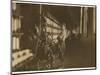 11 or 12 years old Saturday worker in the mule-spinning room at Jackson Mill, Fiskeville, RI-Lewis Wickes Hine-Mounted Photographic Print