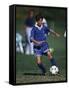 11 Year Old Boys Soccer Action-null-Framed Stretched Canvas