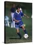 11 Year Old Boys Soccer Action-null-Stretched Canvas