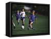 11 Year Old Boys Soccer Action-null-Framed Stretched Canvas