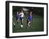 11 Year Old Boys Soccer Action-null-Framed Photographic Print