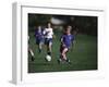 11 Year Old Boys Soccer Action-null-Framed Photographic Print