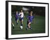 11 Year Old Boys Soccer Action-null-Framed Photographic Print