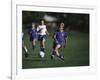 11 Year Old Boys Soccer Action-null-Framed Photographic Print