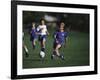 11 Year Old Boys Soccer Action-null-Framed Photographic Print