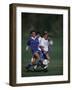 11 Year Old Boys Soccer Action-null-Framed Photographic Print