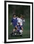 11 Year Old Boys Soccer Action-null-Framed Photographic Print