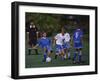 11 Year Old Boys Soccer Action-null-Framed Photographic Print