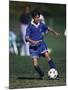 11 Year Old Boys Soccer Action-null-Mounted Photographic Print