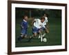 11 Year Old Boys Soccer Action-null-Framed Photographic Print