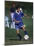 11 Year Old Boys Soccer Action-null-Mounted Photographic Print