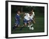 11 Year Old Boys Soccer Action-null-Framed Photographic Print