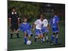 11 Year Old Boys Soccer Action-null-Mounted Photographic Print