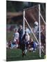 11 Year Old Boys Soccer Goalie in Action-null-Mounted Premium Photographic Print