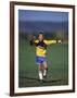 11 Year Old Boys Soccer Goalie in Action-null-Framed Photographic Print