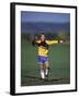 11 Year Old Boys Soccer Goalie in Action-null-Framed Photographic Print