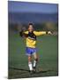 11 Year Old Boys Soccer Goalie in Action-null-Mounted Photographic Print